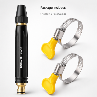 🤩BUY 3 FREE 2🚗Adjustable Twist Jet Hose Nozzle | Compact Outdoor Cleaning Sprayer