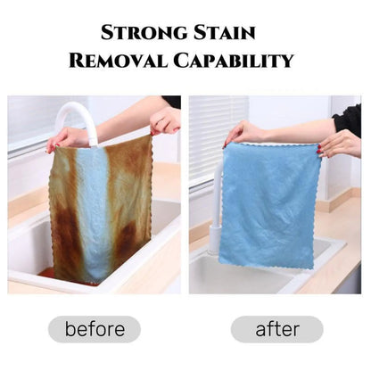 🧽 10-Pack Reusable Fish Scale Microfiber Cleaning Cloths – Super Absorbent, Lint-Free & Streak-Free ✨