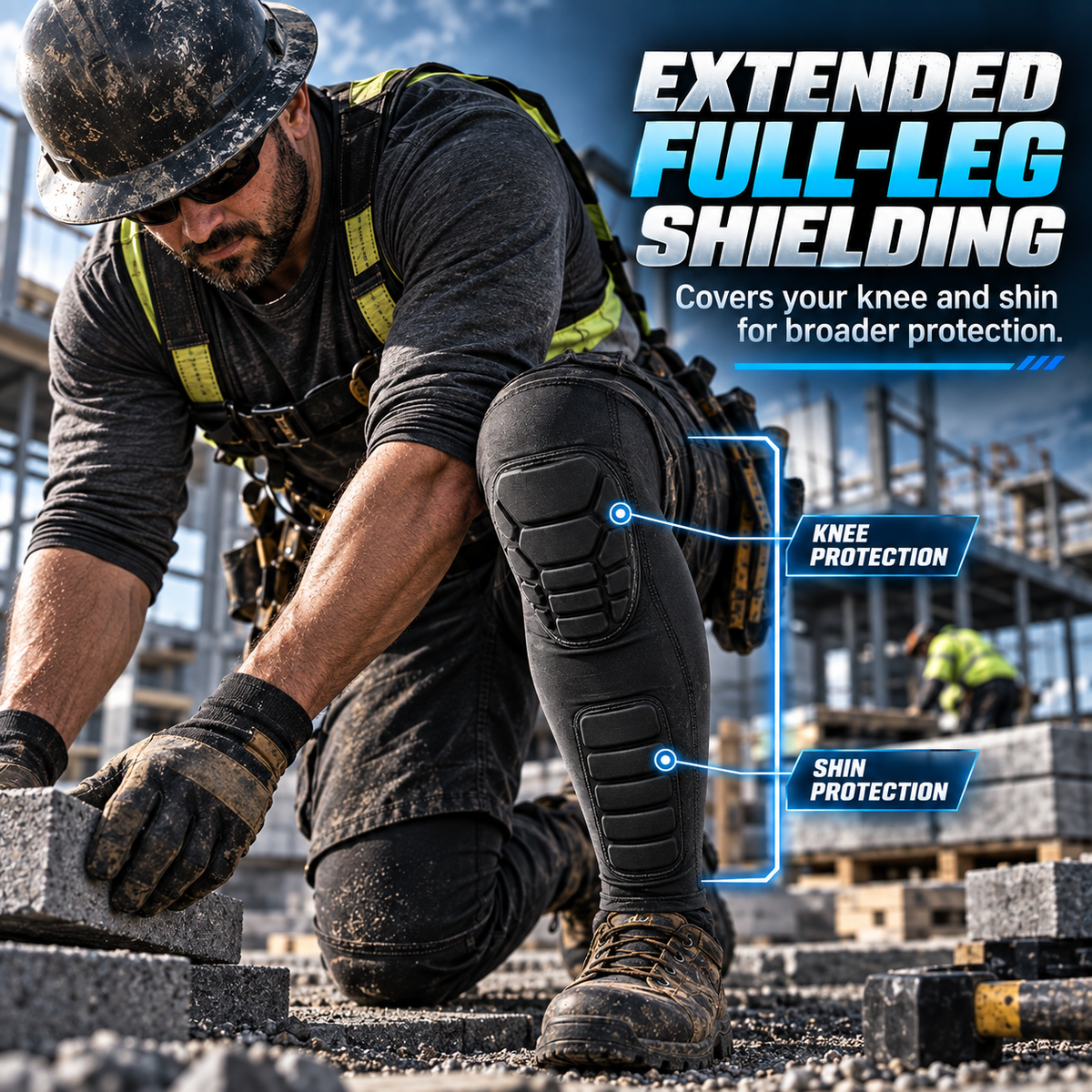 Pro Honeycomb Anti-Collision Full-Leg Compression Guard 🛡️🛡️