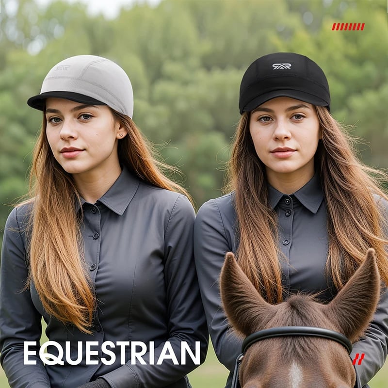 💯Quick-Dry Breathable Helmet Liner Sun Visor Skull Cycling Cap