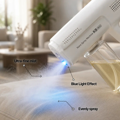Nano Blue Light Probiotic Deodorizer, indoor odor removal, pet deodorant. Bio-enzymes break down urine, disinfect and deodorize, Plant-extracted, safe and non-toxic for pets, Floral scent Air Freshener Spray