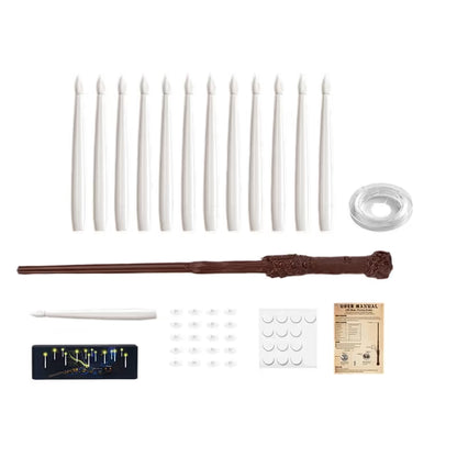 🕯️Magic Wand Remote Floating Candles – Flameless LED Hanging Candles for Christmas & Halloween Decor