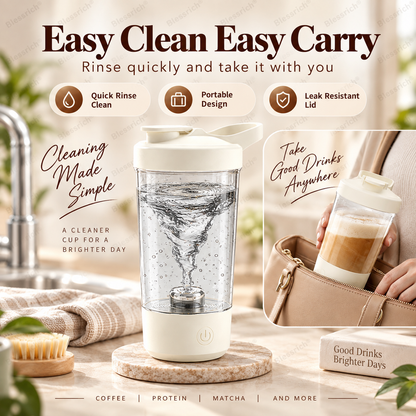⚡ Auto Mixing Cup – Self-Stirring Drink Mixer for Effortless, Smooth & Perfectly Blended Drinks