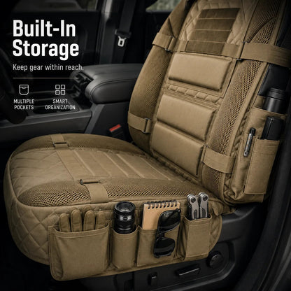 🔥 50% OFF – Rugged MOLLE Truck Seat Cover | Tactical Storage, Tough Seat Protection & All-Day Comfort 🚙