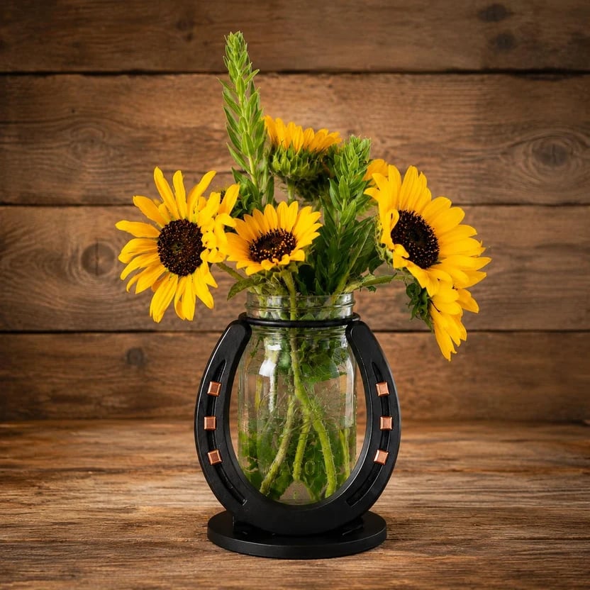 Handmade Horseshoe Mason Jar Holder Collection (📦Buy 2 Free Shipping)
