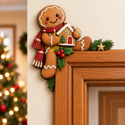 💯Christmas Peekaboo Door Frame Corner Decor丨Size: 20 cm