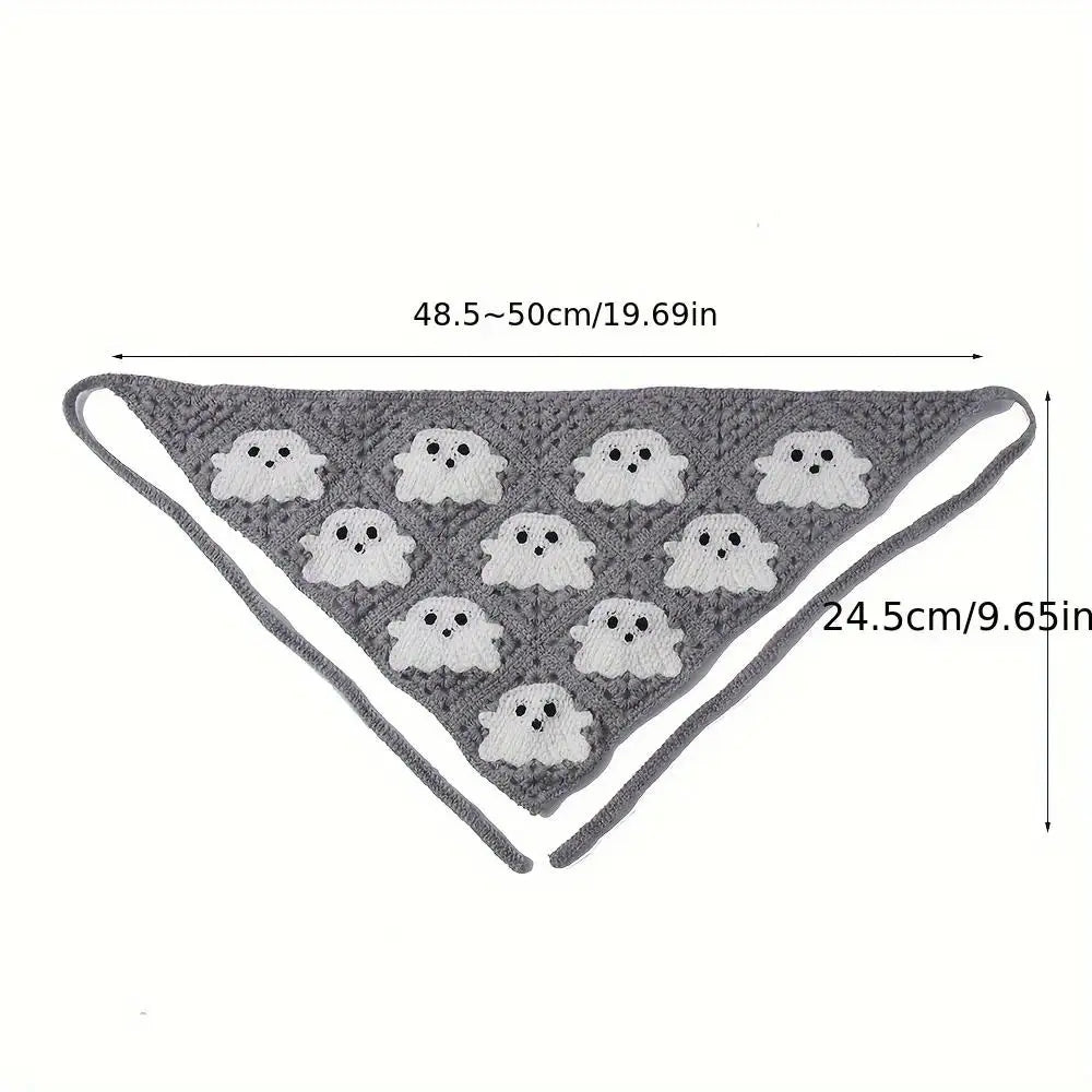 Halloween triangle headscarf product dimensions