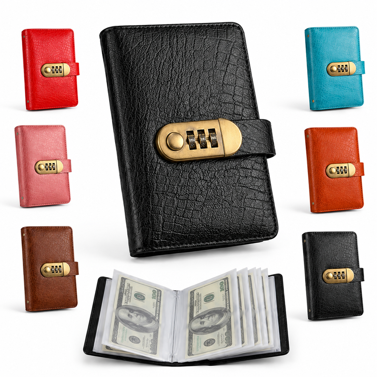 🧧100 Transparent Pocket Currency Collectors Album