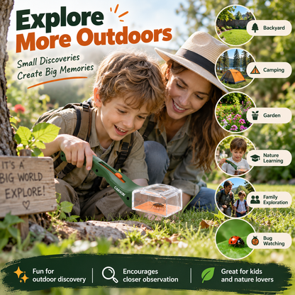 🐞 Catch, View & Release Bug Explorer – Magnified Insect Catcher for Kids, Families & Nature Learning