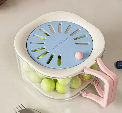 Wash, Drain & Store with Ease – The 2-in-1 Vegetable Washing & Drying Basket