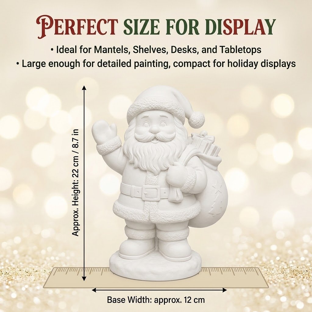 • 🎨 Beginner-Friendly DIY Christmas Figurine Painting Kit | Create Your Own Festive Holiday Decorations 🎄💕