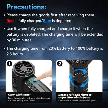 🌀🌀Powerful Turbo Air Blower – Pocket-Sized Cordless Cleaning & Cooling Powe