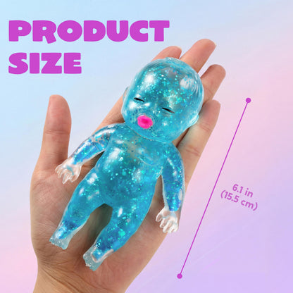 ✨ 3PCS Glitter Baby Squishies, Soft Slow-Return Toys, Party Favors & Gifts 🎁