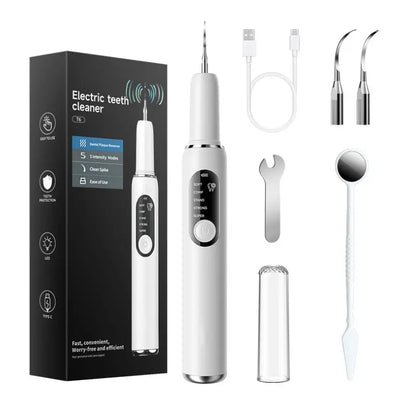 🎁Ultrasonic Plaque and Tartar Remover, Professional Teeth Cleaning Kit (7-Piece Set) — Safe and Gentle💎