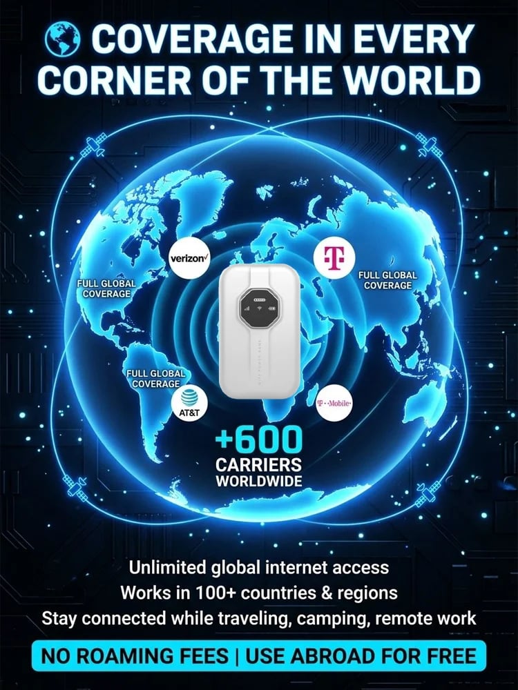 🎁This Week's Special Price $37.99-- Power on and use All-network portable wifi