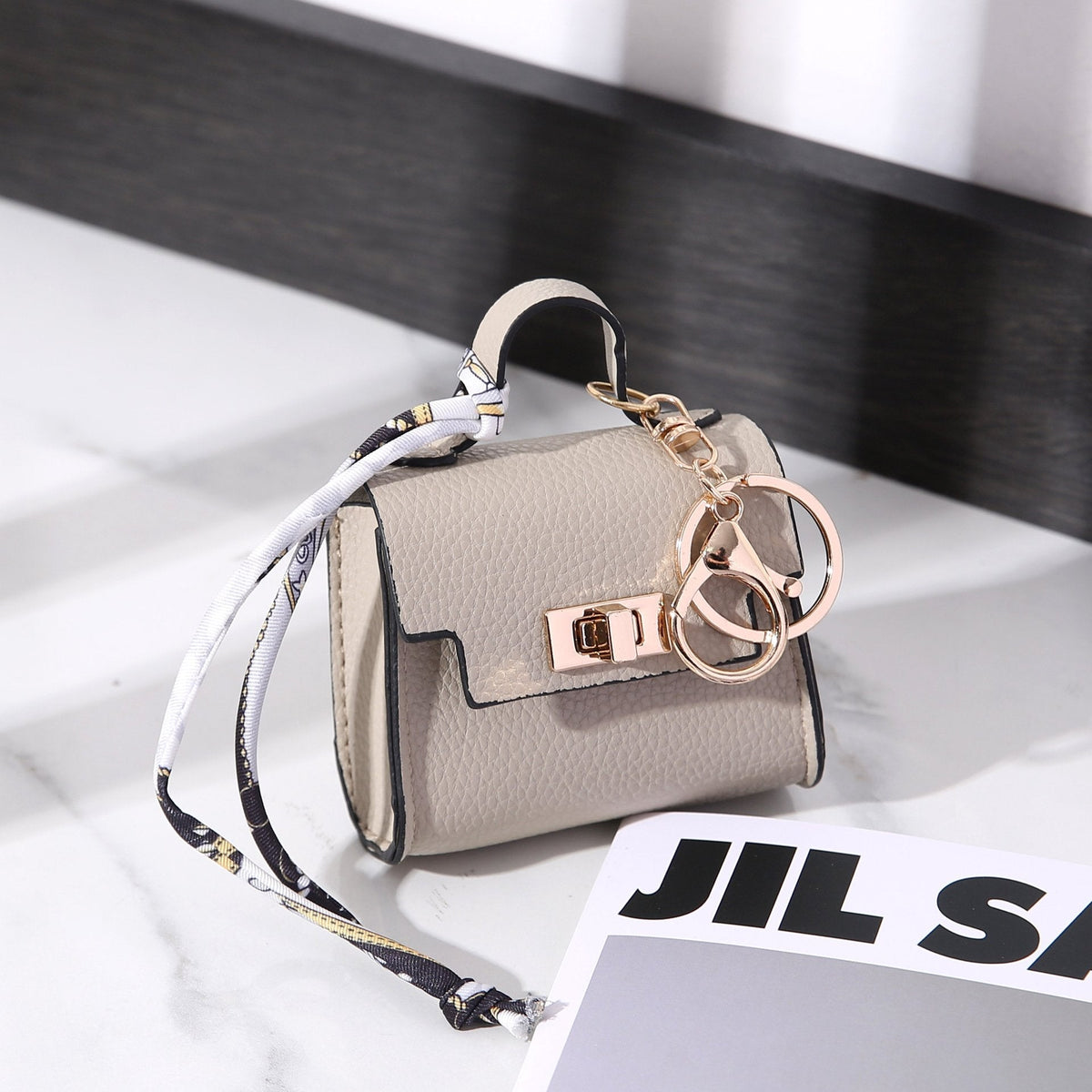 👜🔑 Mini Square Bag Pendant Keychain ✨