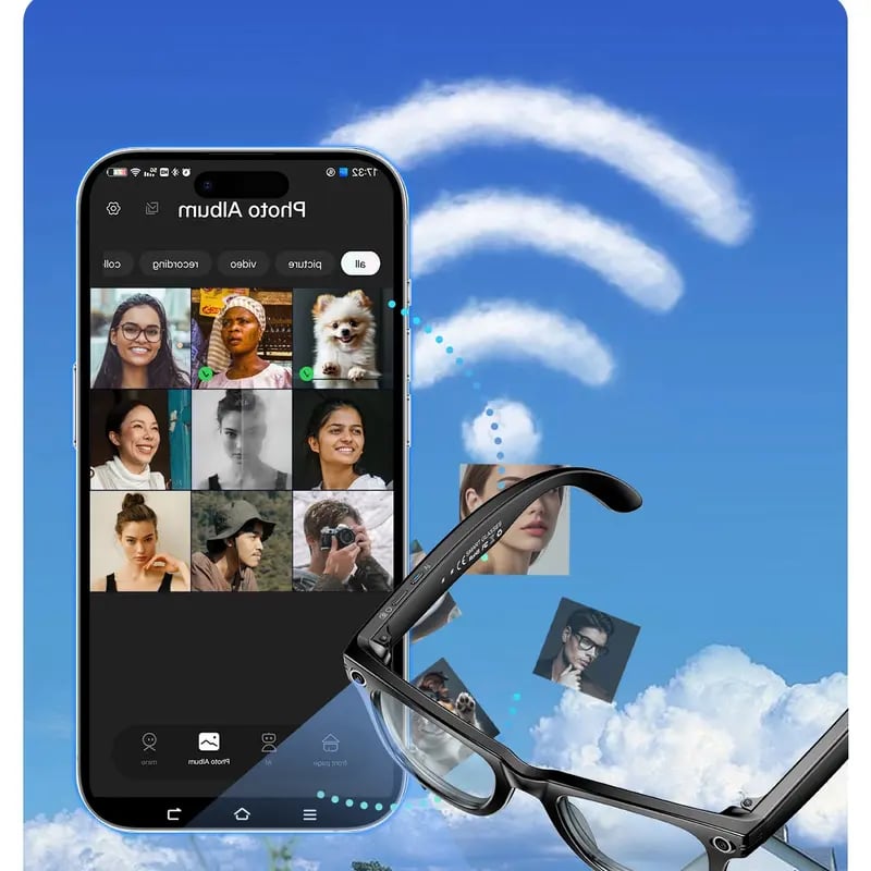 👓Lightweight Smart Glasses with Hands-Free Control
