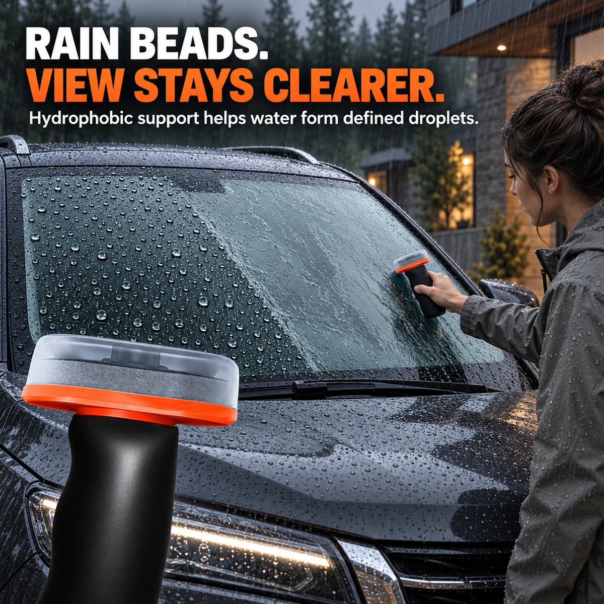 Glass Emulsion for Crystal-Clear, Rain-Ready Windshields