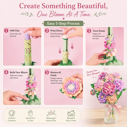 DIY Blooming Flower Bouquet Craft Kit