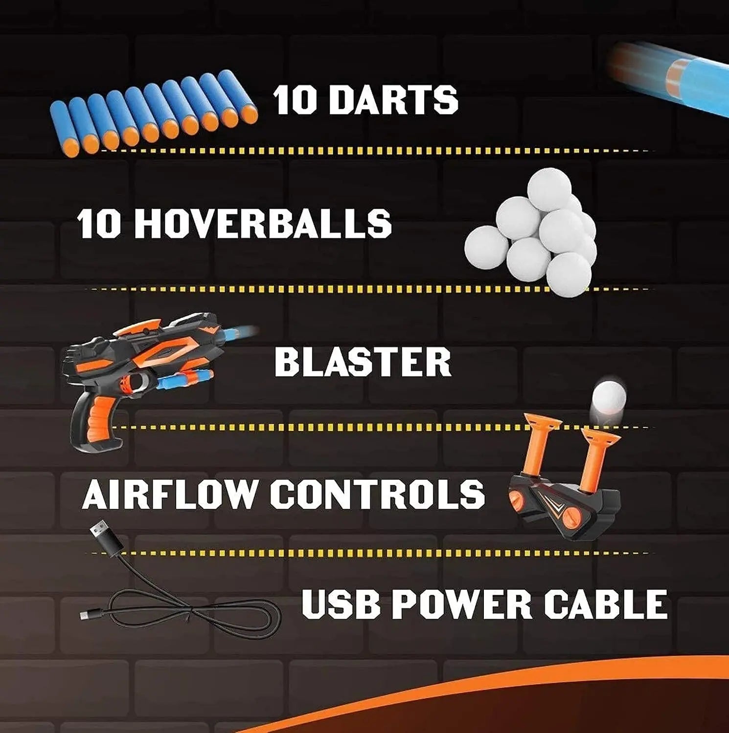 🎯 Hover Shot Shooting Toy for Kids Ages 6+ – Floating Ball Target Game with Foam Darts & Toy Gun 🎁