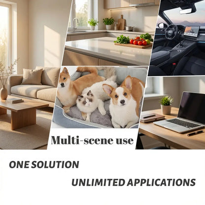 Nano Blue Light Probiotic Deodorizer, indoor odor removal, pet deodorant. Bio-enzymes break down urine, disinfect and deodorize, Plant-extracted, safe and non-toxic for pets, Floral scent Air Freshener Spray