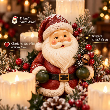 🎅🎄 Christmas Santa Table Centerpiece – Festive Winter Holiday Decor！！！✨