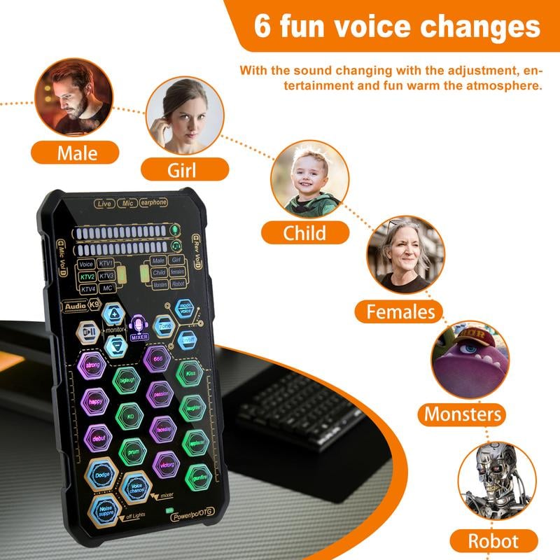 Small Handheld Sound Card Set
