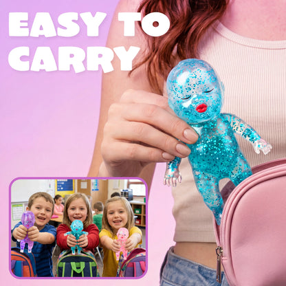 ✨ 3PCS Glitter Baby Squishies, Soft Slow-Return Toys, Party Favors & Gifts 🎁