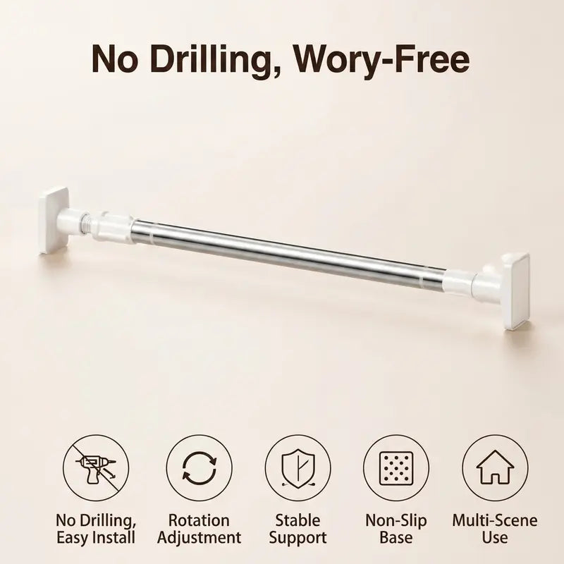Adjustable Tension Curtain Rod