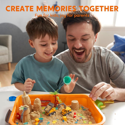 🔥 Last Day 50% OFF🚜Sandbox with Lid Castle Building kit