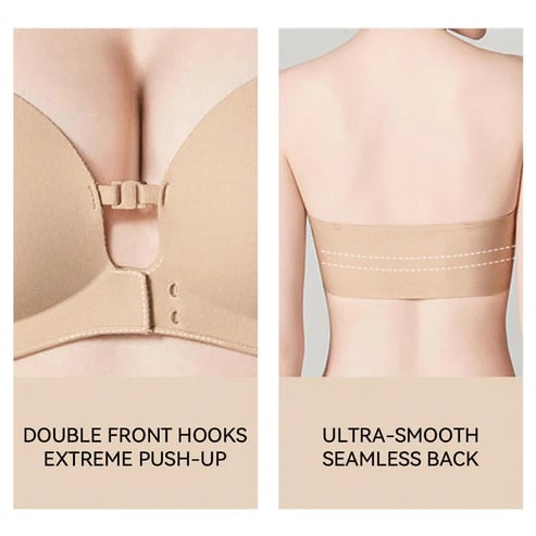 All-Day Non-Slip Front Closure Strapless Bra | Multi-Way Support