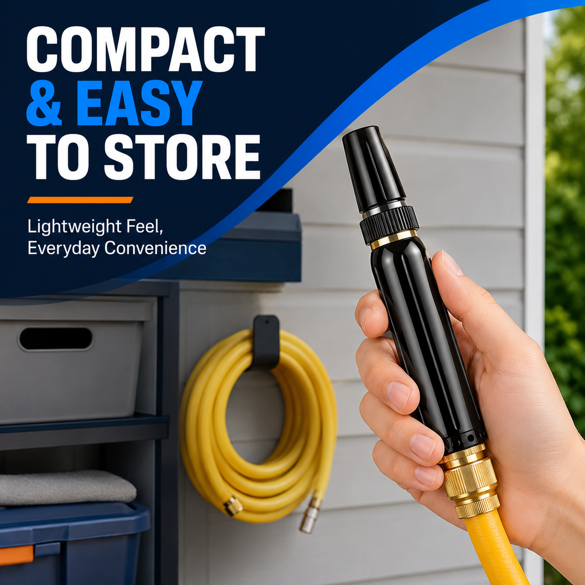 🤩BUY 3 FREE 2🚗Adjustable Twist Jet Hose Nozzle | Compact Outdoor Cleaning Sprayer
