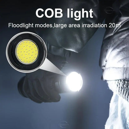 2-in-1 Portable Strong Flashlight Power Bank