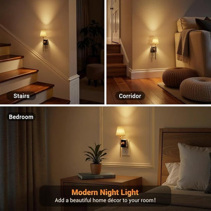 🌙Pleated Fabric Cover Night Light