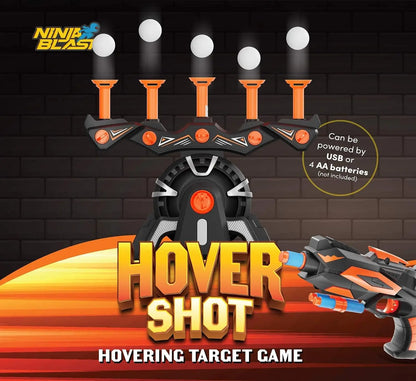 🎯 Hover Shot Shooting Toy for Kids Ages 6+ – Floating Ball Target Game with Foam Darts & Toy Gun 🎁