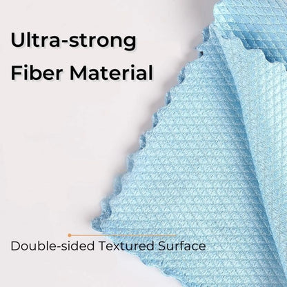 🧽 10-Pack Reusable Fish Scale Microfiber Cleaning Cloths – Super Absorbent, Lint-Free & Streak-Free ✨