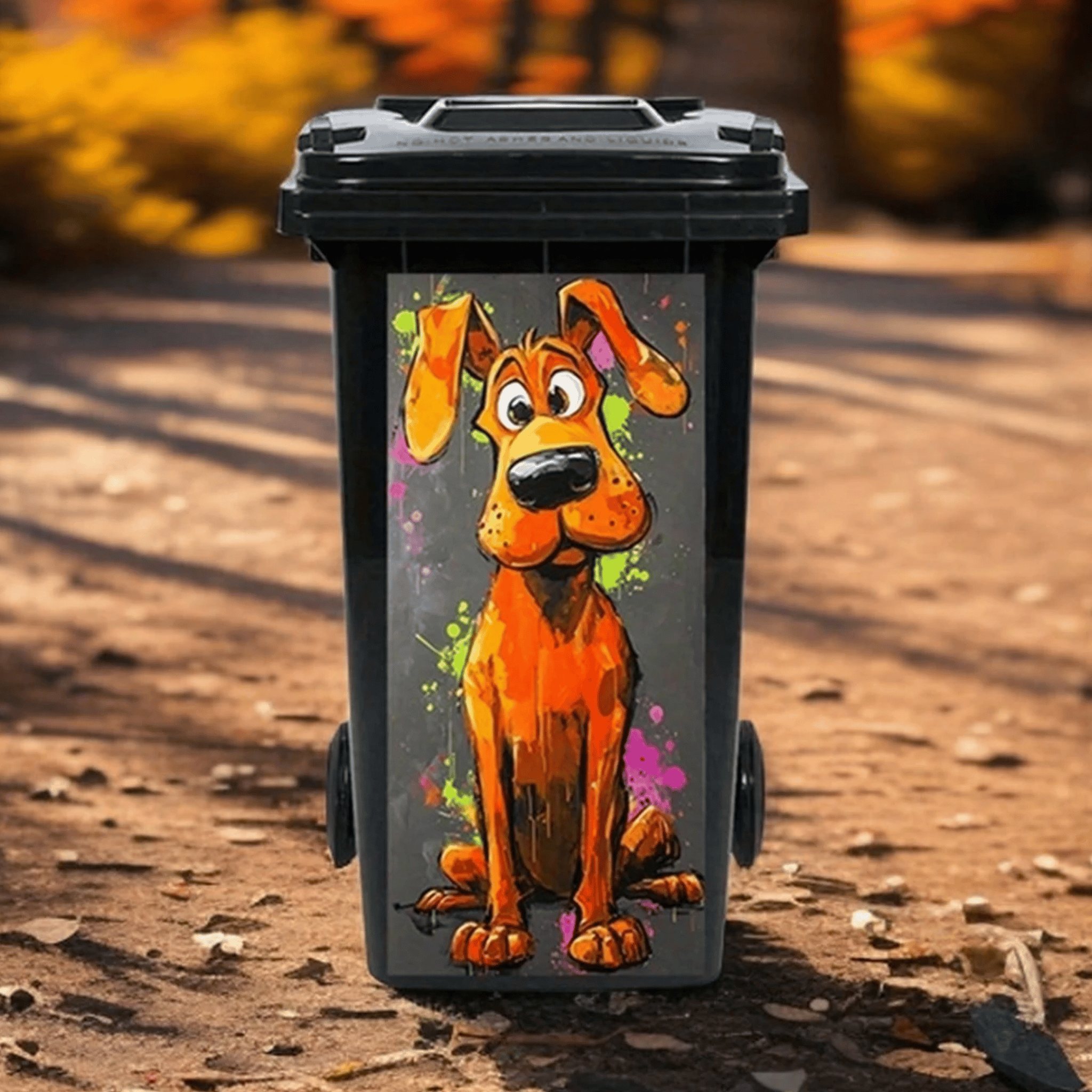 ⏳ Last Day 49% OFF -Creative Trash Can Sticker with Colourful Cartoon✨