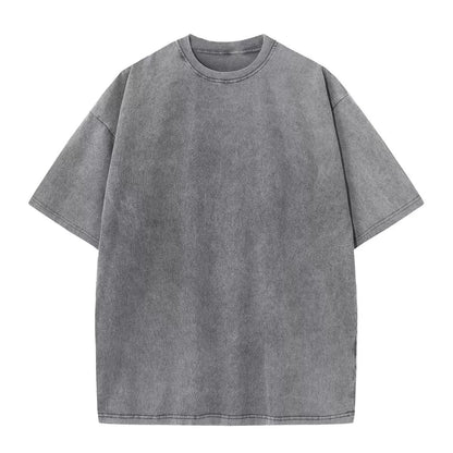 👕 Distressed Washed Cotton Tees – Breathable, Oversized & Unisex ✨