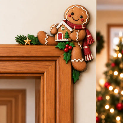 💯Christmas Peekaboo Door Frame Corner Decor丨Size: 20 cm