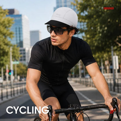💯Quick-Dry Breathable Helmet Liner Sun Visor Skull Cycling Cap