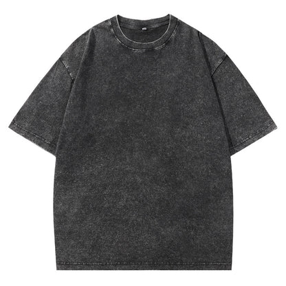 👕 Distressed Washed Cotton Tees – Breathable, Oversized & Unisex ✨