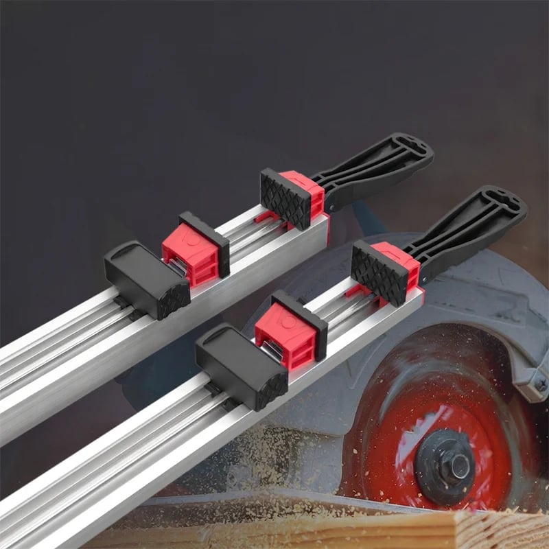 💯🔥50% OFF NOW🪵Woodworking Straight‑Edge Cutting Guide Clamp‑Precision Saw Guide for Circular Saw & DIY Wood Projects