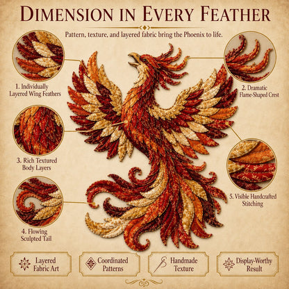 🌙 Beginner-Friendly Mythic Wilds DIY Patchwork Art Kit – Complete Sewing Craft Set 💕