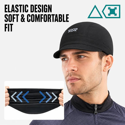 💯Quick-Dry Breathable Helmet Liner Sun Visor Skull Cycling Cap