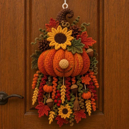 🧶 DIY Seasonal 3D Crochet Door Hanger Kit Collection — Create A Handmade Welcome For Every Season 💕
