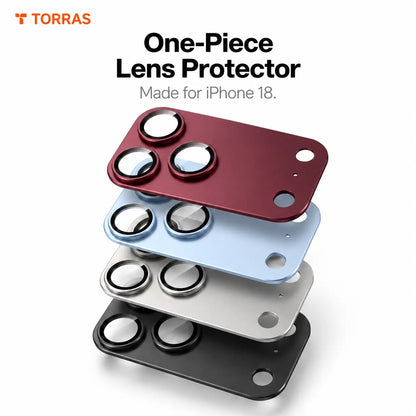 iPhone 18 Camera Lens Protector — Full-Coverage 9H+ Glass Protection