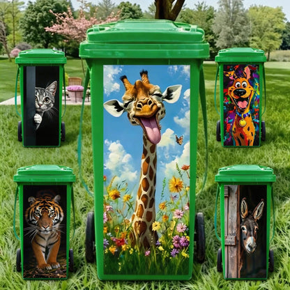 ⏳ Last Day 49% OFF -Creative Trash Can Sticker with Colourful Cartoon✨