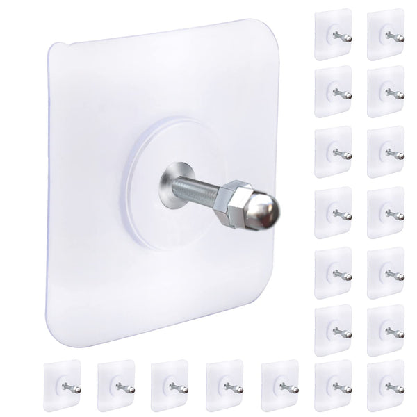 20 Pcs Heavy Duty Adhesive Wall Screws