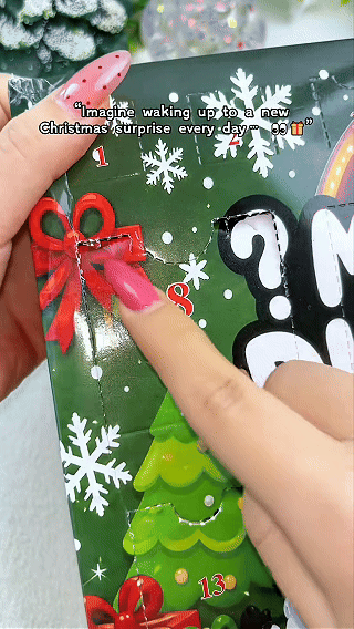 Christmas Squishy Advent Calendar Bundle – 24 Surprise Fidget Toys Countdown, Holiday Sensory Stress Relief Squishies, Fun Gift for Kids & Adults