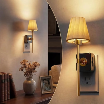 🌙Pleated Fabric Cover Night Light